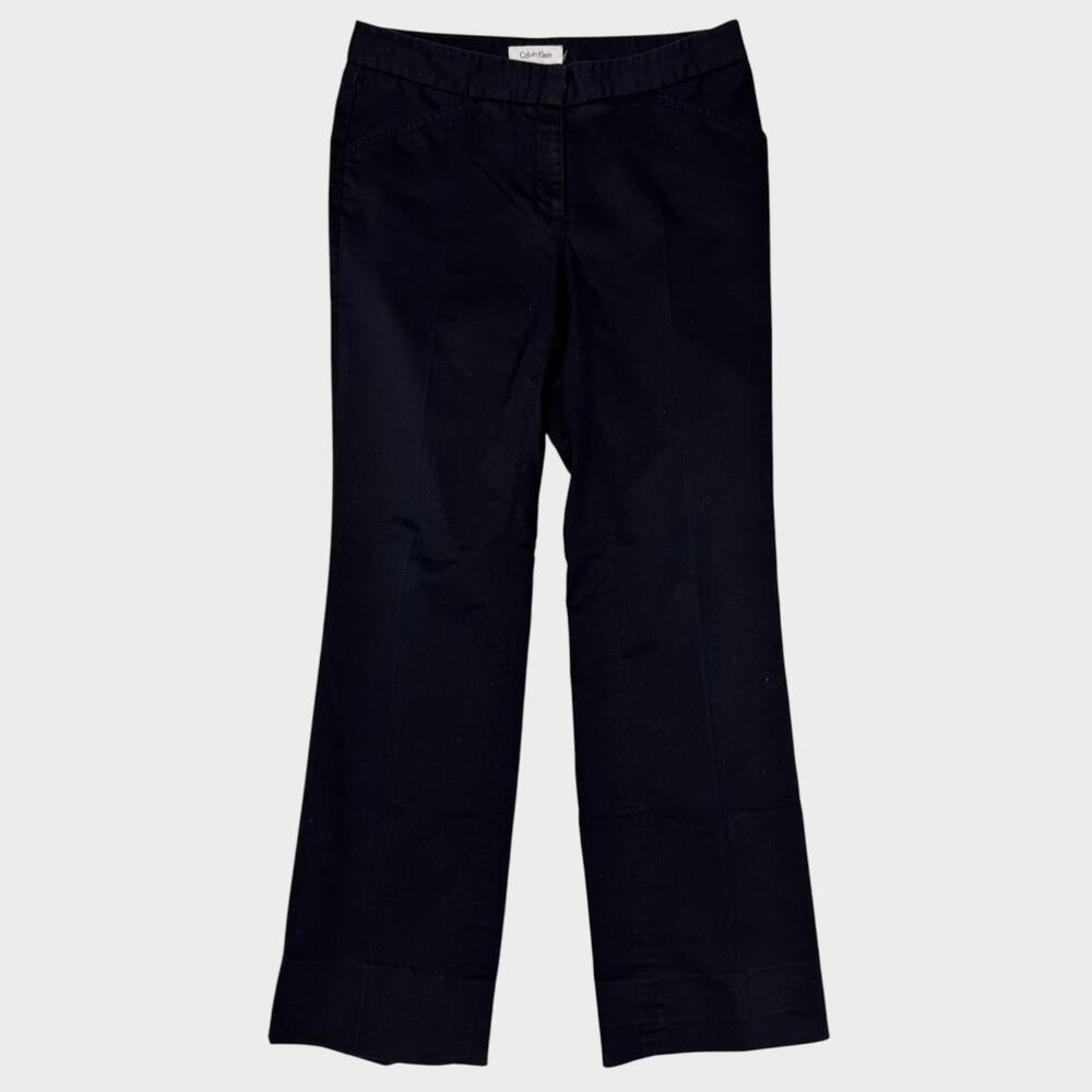 Calvin Klein Womens Size 4 Black Dress Pants Trousers